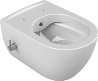 Подвесной унитаз Boheme Bianca с функцией биде белый глянец 963-2